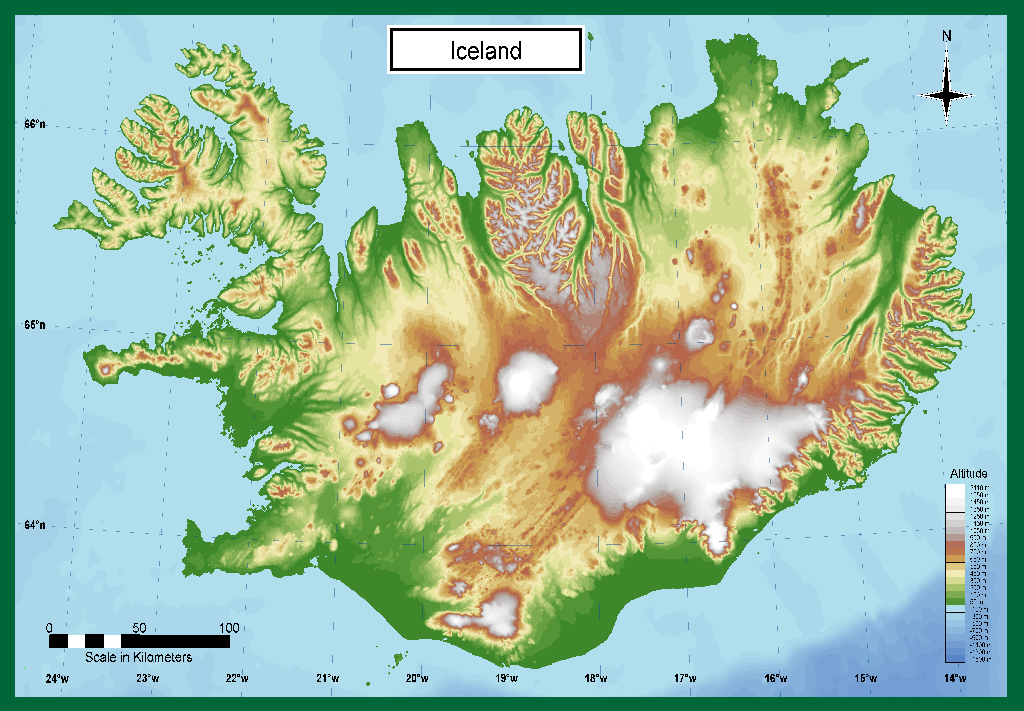 Topographical Map Of Iceland — Profantasy Community Forum 2984